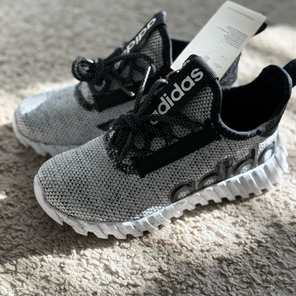 Adidas Toddler Black & White Sneakers